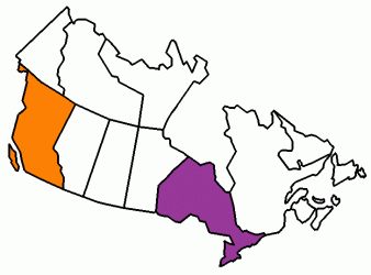Added Ontario in 2016. Vancouver in 2010. 